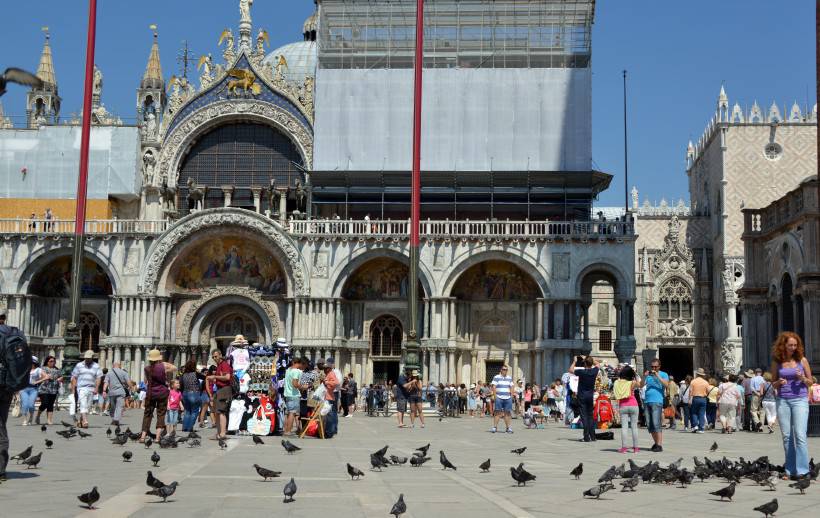 威尼斯水城浪漫都市旅游风景图片