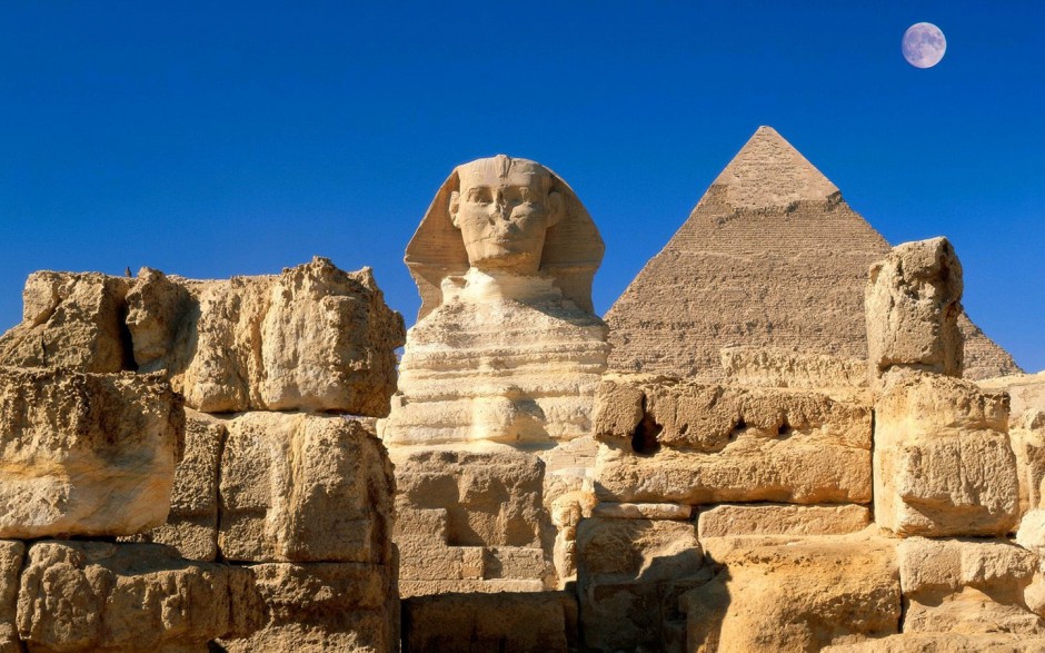 胡夫金字塔古埃及文明建筑图片欣赏