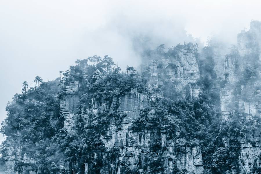 烟雨张家界美景