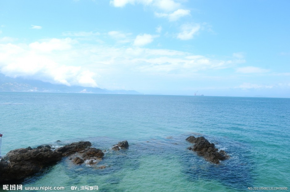 夕阳下的浪漫海景马尔代夫风景图片