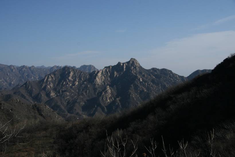 风景秀丽慕田峪长城高清图片