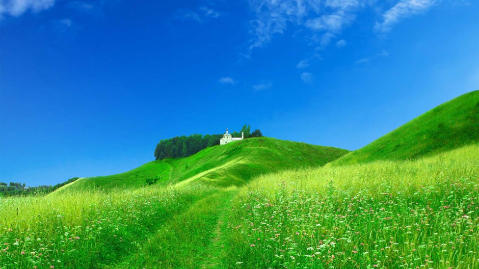 绿色草原风景壁纸优美壮丽