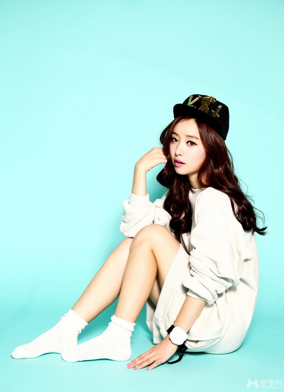 韩国小清新美女洪秀儿甜美写真