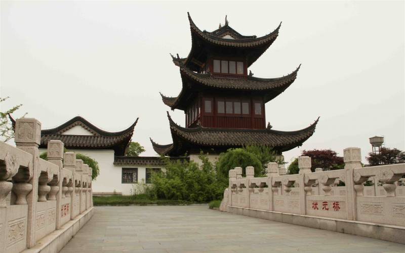 我国著名的蚕丝之乡震泽古镇风景组图