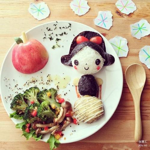 创意儿童早餐图片充满梦幻童真