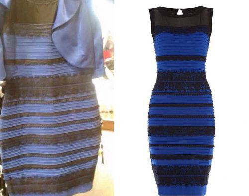 蓝黑裙子原图曝光，详解为何看到不一样的颜色