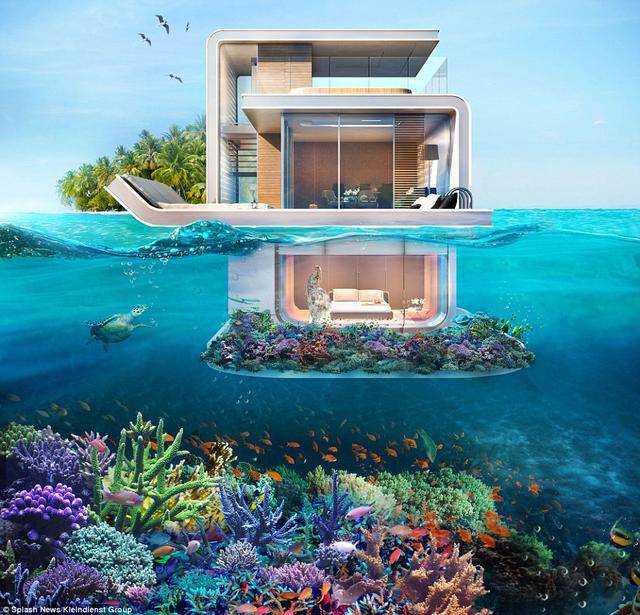 迪拜欲打造海中悬浮别墅 极尽创意与奢华