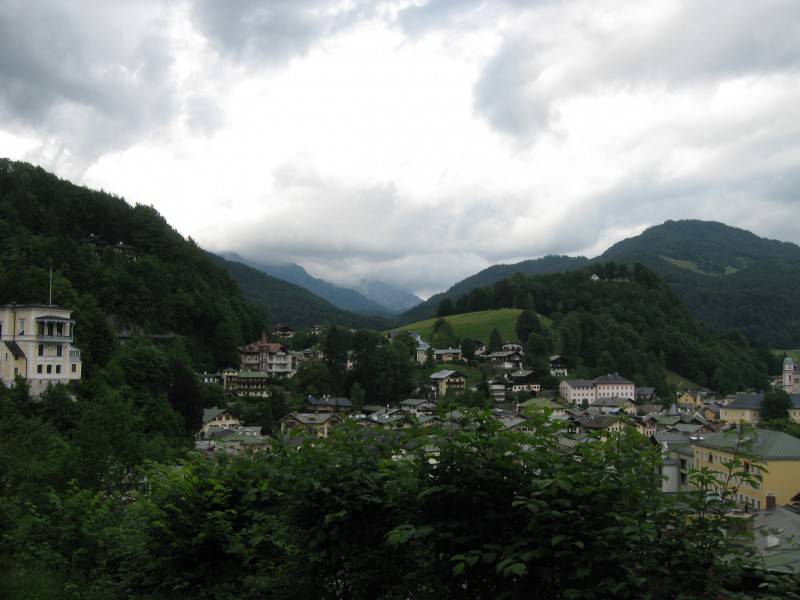 好看的阿尔卑斯山山中小镇风景图片大全