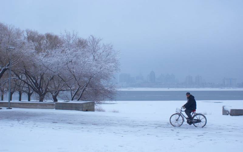 哈尔滨冬天迷人雪景高清图片