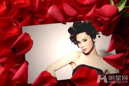 刘著甜美温馨个性婚纱写真照
