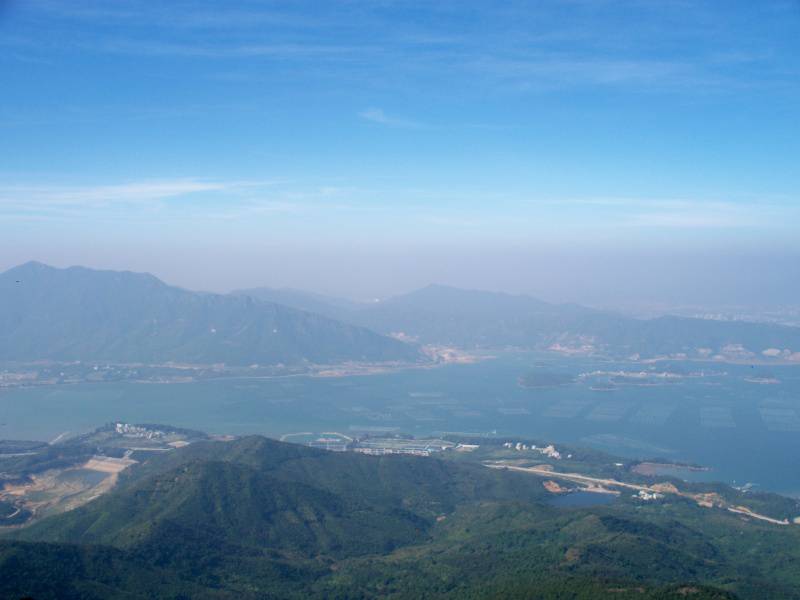 广东深圳排牙山唯美风景图片