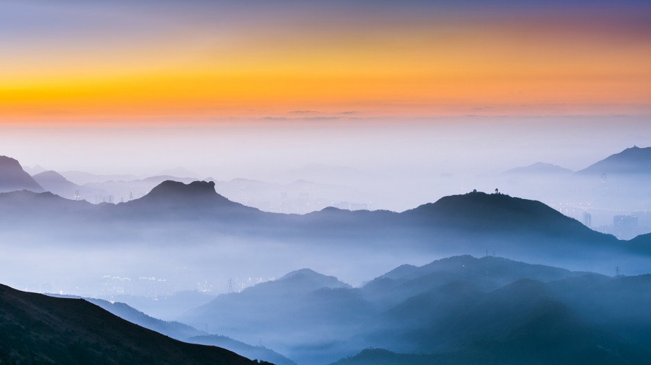 绿色大自然山水奇观风景图片