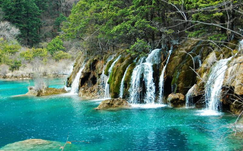 美丽神奇的九寨沟自然风景高清图片