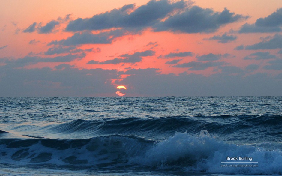 迷人的夕阳美景壁纸