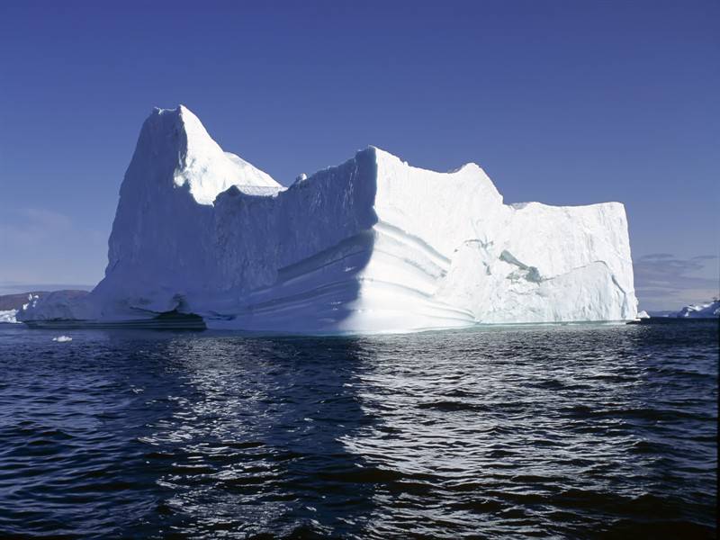 极地冰山雪景高清图片