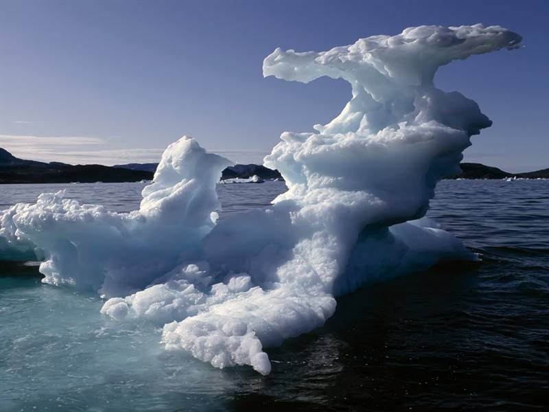 极地冰山雪山白色唯美图片