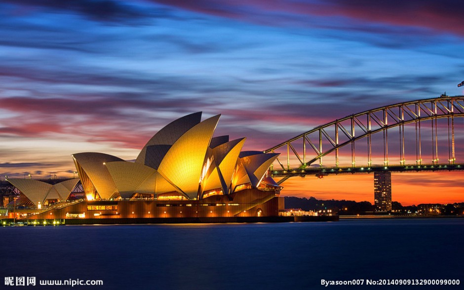 澳大利亚名胜古迹悉尼歌剧院图片