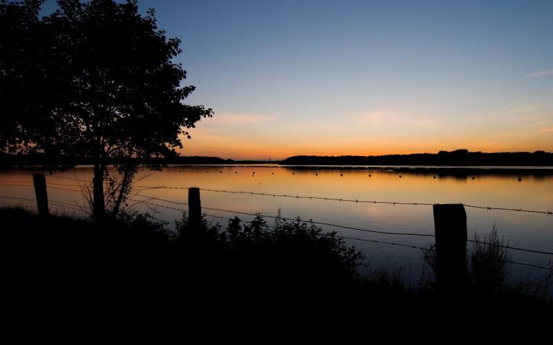 海上唯美日出精美摄影壁纸
