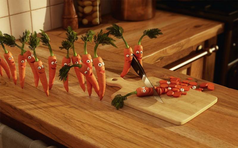 营养蔬菜胡萝卜唯美高清图片欣赏