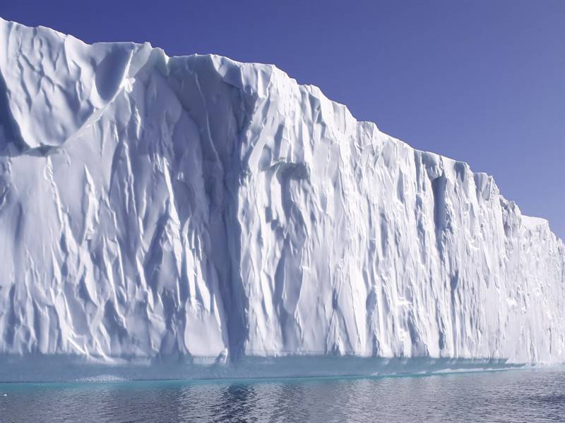 极地冰山雪山白色唯美图片