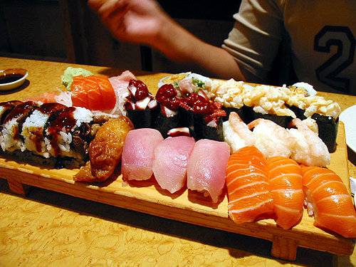 日本海鲜寿司图片美味诱人