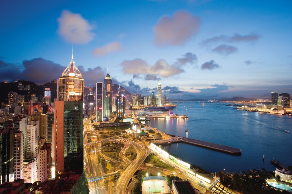 香港风景名胜维多利亚港图片