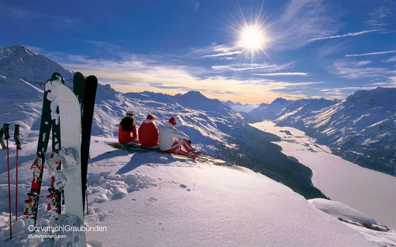 瑞士冬季雪景高清图集