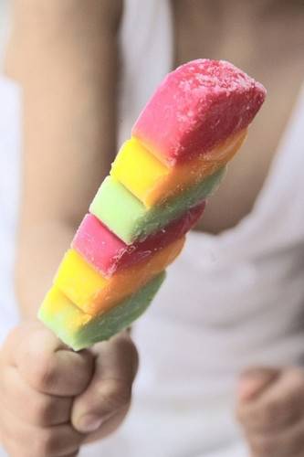 味道甜美的草莓冰淇淋