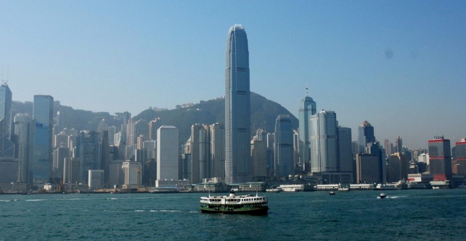 香港维多利亚港壮丽风景图片