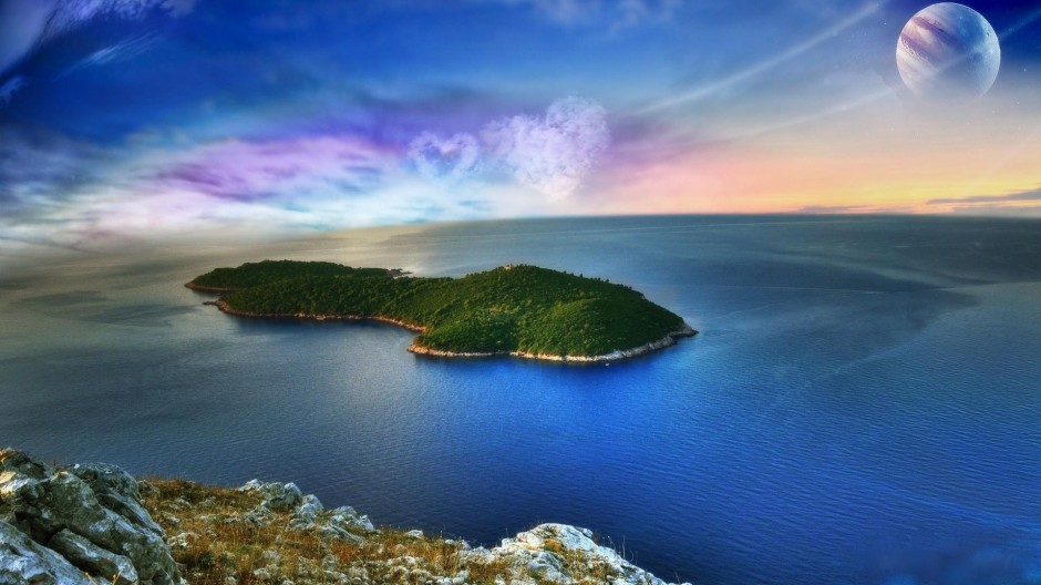 小清新唯美海岛高清风景图片