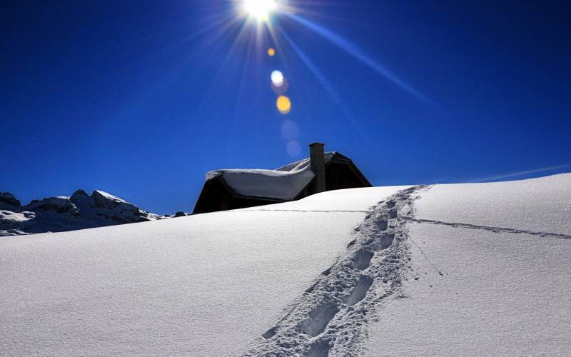 唯美冬天雪景高清电脑壁纸