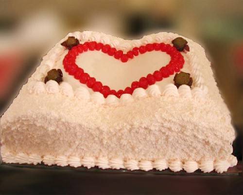 美味可口的爱心蛋糕组图