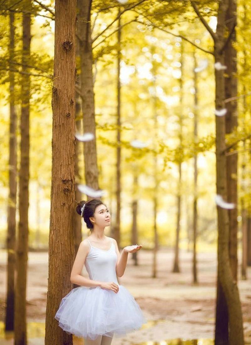 亚洲芭蕾舞美女绝美人体艺术写真