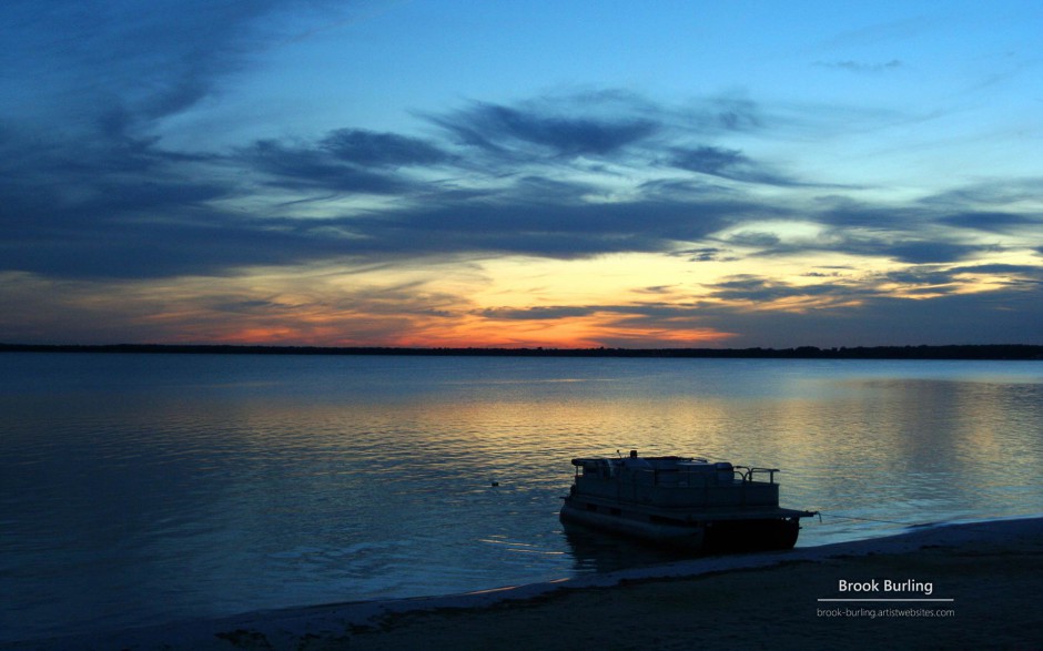 迷人的夕阳美景壁纸