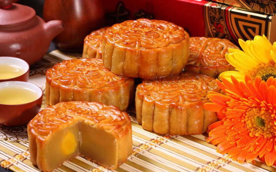 传统中式甜点图片美味的月饼