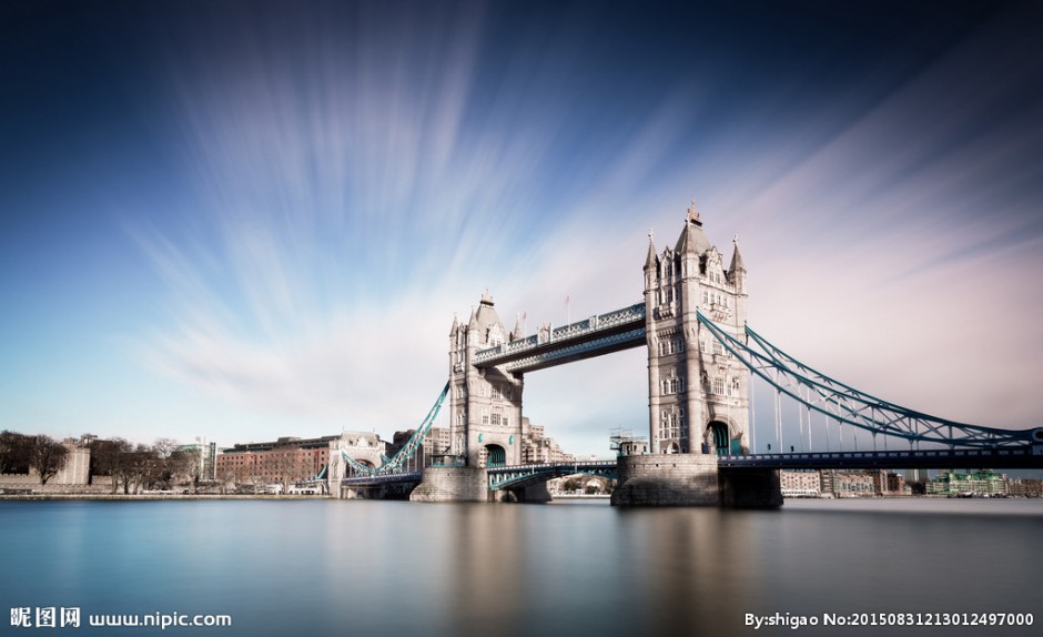 英国名胜古迹伦敦塔桥欧美唯美图片