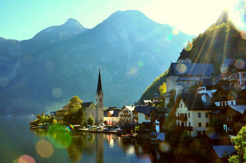 欧洲小国奥地利风景唯美摄影