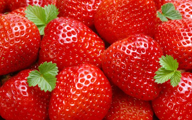 诱人可口的草莓高清唯美图片欣赏