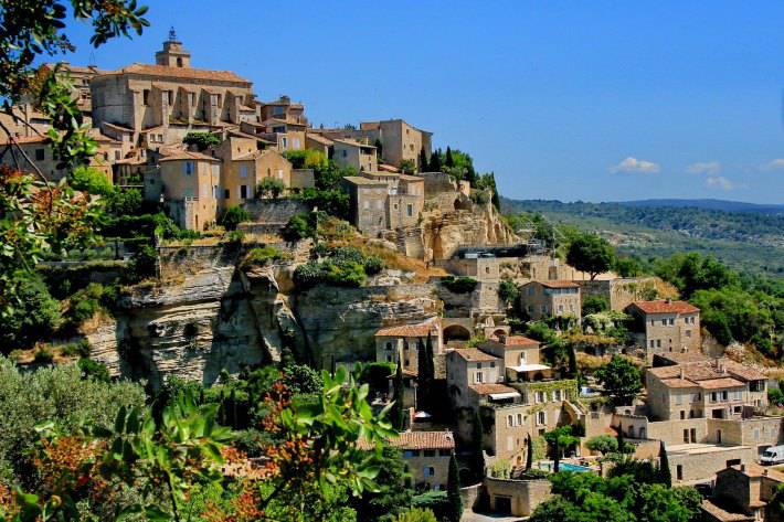 法国普罗旺斯石头城特色古建筑图片欣赏