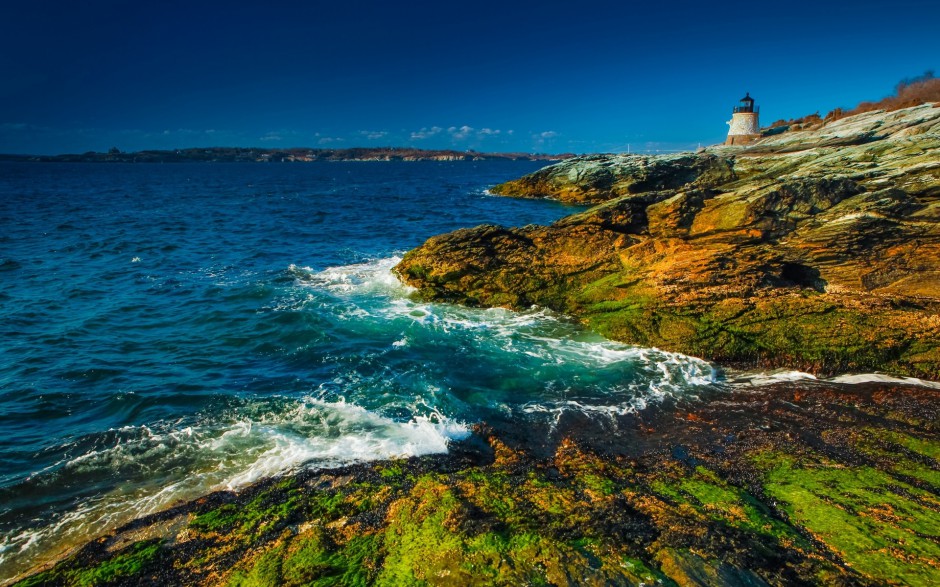 欧洲威尔士海岛靓丽风景图片壁纸