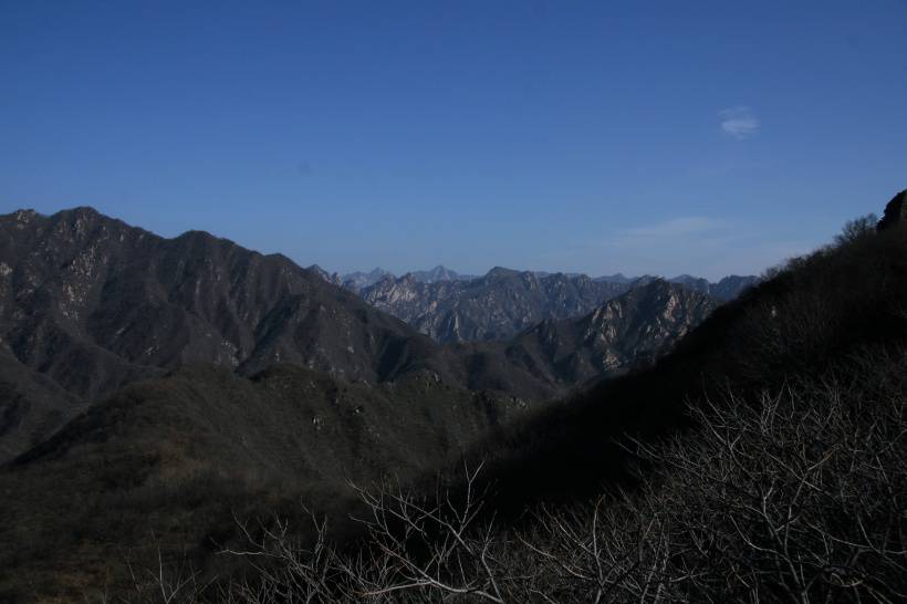 风景秀丽慕田峪长城高清图片