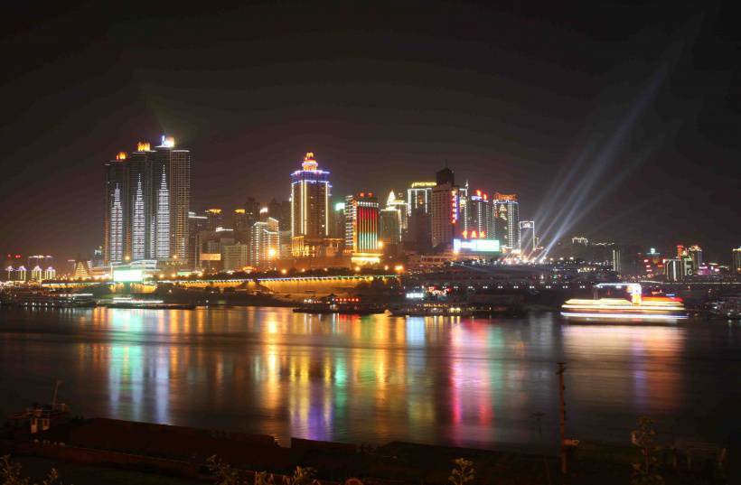 山城重庆璀璨唯美夜景高清图片