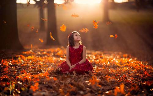 欢乐开心的小朋友唯美图片