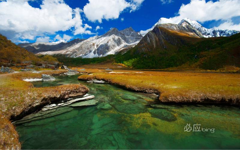 精选中国大自然山脉河流风景壁纸