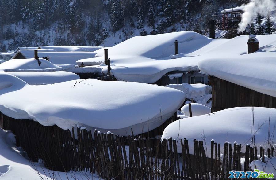 高清幻梦雪乡唯美摄影