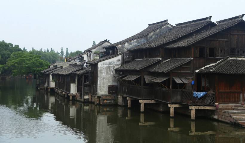 浙江乌镇东栅旅游胜地风景图片