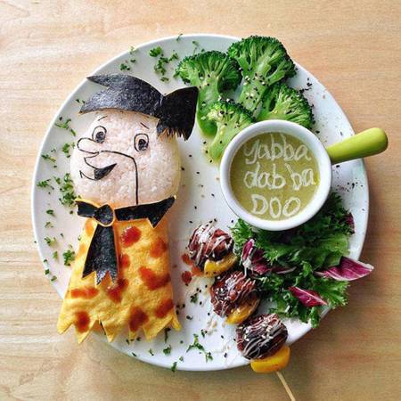 儿童的营养创意早餐图片