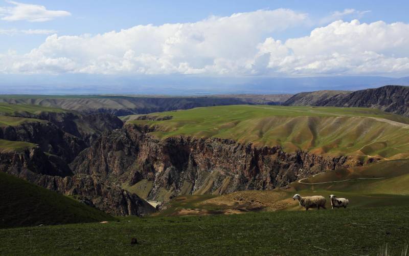新疆阔克苏大峡谷自然风光组图