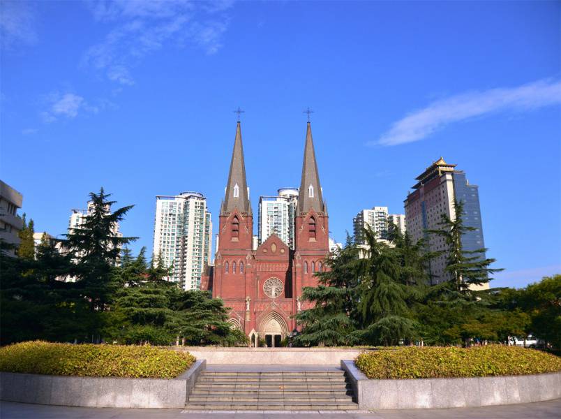 匿名网友上海徐家汇天主教堂摄影图片