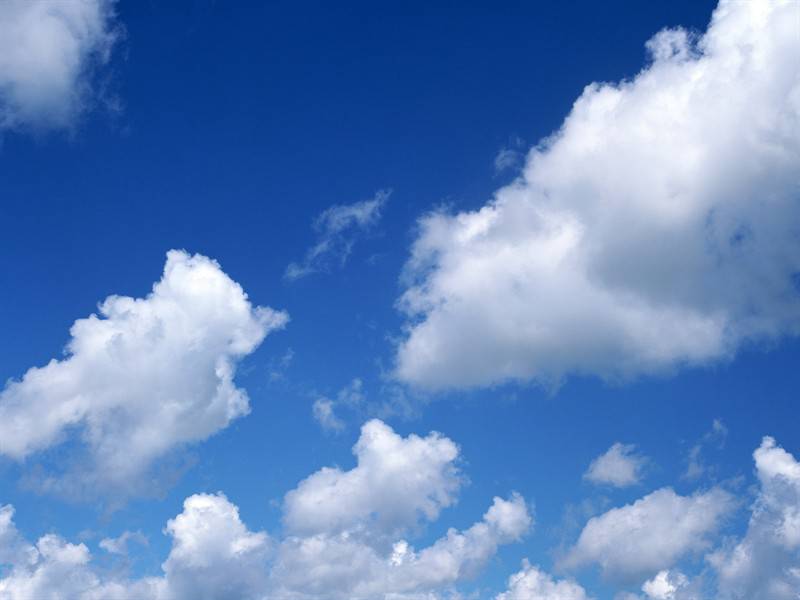 蓝天白云高清风光美景图片